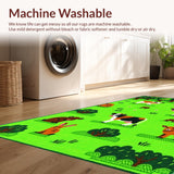 Distinctive Textured Farmyard Visuals(Green)