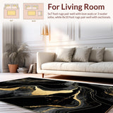 Geometric Black Gold Elegance(Black)