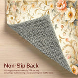 Whispering Meadow Floral Modern Home Style(Ivory)