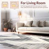 Contemporary Minimalist Herringbone Texture(Gray)