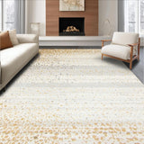 Abstract Geo Speckle Area Neutral Modern Home Office(Gray)