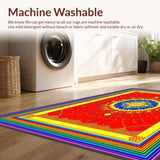 Whimsical Colorful Tapestry Design(Red)