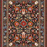 Versatile with Vintage Floral(Black)