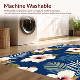 Trendy Navy Floral Composition(Blue)
