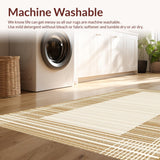 Modern Light Brown Striped Look(Beige)