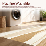 Modern Coastal Sand Tone Ripple Subtle Linear Accents(Beige)