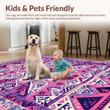 Playful Pastel Geometric Charm(Purple)