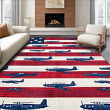 Elegant Distressed Aviation(Red)
