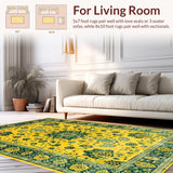 Chic Vintage Symmetrical Design(Yellow)