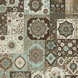 Vintage Brown Teal for Home Office(Brown)