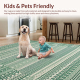 Artful Flowing Shapes(Green)