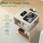 ODIKA Tokyo S Minimalist 3 Tier End Table - ODIKA