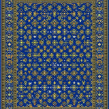 Geometric Royal Blue Elegance(Blue)