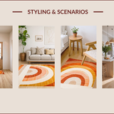Vibrant Abstract Woven Aesthetic(Brown)