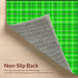 Traditional Striped Clover Accent(Green)