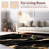 Abstract Marble Luxe Design(Black)