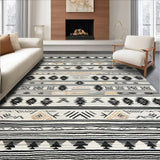 Minimalist Monochrome Geometric Motif(Black)