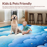 Fun Abstract Fluffy Element Arrangement(Blue)