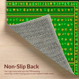 Rustic Green Trellis Motif(Green)