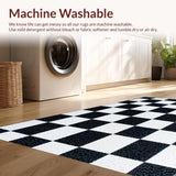 Minimalist Checkered for Pet Friendly Homes(Black)