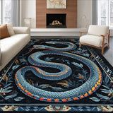 Contemporary Gothic Serpent Art(Blue)