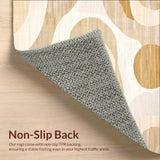 Area Anti Skid Mat Non Slip Gripper for Carpeted Floors and(Beige)