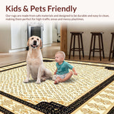 Art Deco Runner Beige/Dark Brown(Beige)