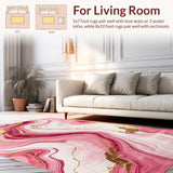Elegant Pink Abstract Motif(Pink)