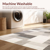 Artful Colorful Striped Motif(Gray)