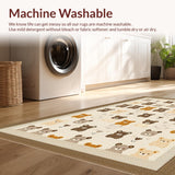 Fun Youthful Character Motif(Beige)