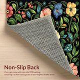 Maximalist Botanical Bloom Composition(Red)