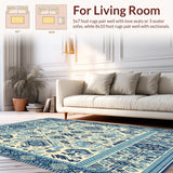 Boho Southwestern Area Featuring Abstract Floral and Tribal Designs(Beige)