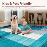 Luxurious Textured Symmetrical Arrangement(Blue)