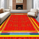 Energetic Cheerful Patterned Decor(Red)
