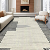 Stylish Abstract Black and Ivory Composition(Gray)