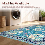 Coastal Elegance Floral Motif(Blue)