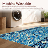 Machine Retro with Rubber Backing(Blue)