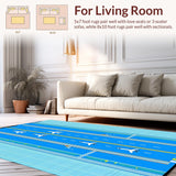 Whimsical Airport Runway Journey(Blue)