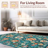 Lively Geometric Flower Fusion(Blue)