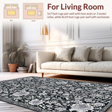 Earthy Vintage Petal(Black)