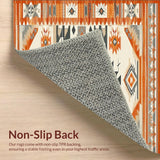 Artful Southwestern Area with Colorful Geometric Tribal(Orange)