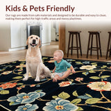 Sophisticated Grey Tiled Motif(Blue)