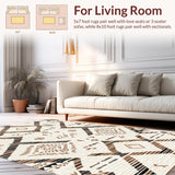 Whimsical Shag Motif(Beige)