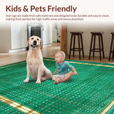 Artful Multicolor Distorted Shapes(Green)