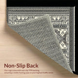 Geometric Monochrome Ethnic Motif(Black)