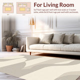 Minimalist Creamy Abstract Lines(Beige)