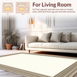 Elegant Earth Tone Round Design(Beige)