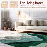 Artistic Abstract Mountain Silhouette(Green)