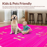 Vivid Preppy Graphic Delight(Pink)