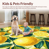 Whimsical Yellow Fruit Motif(Yellow)